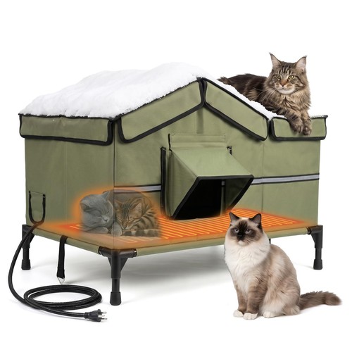 Llparty heated outdoor cat - outdoor,