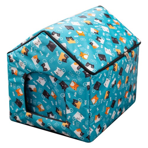Cat house with - cat,