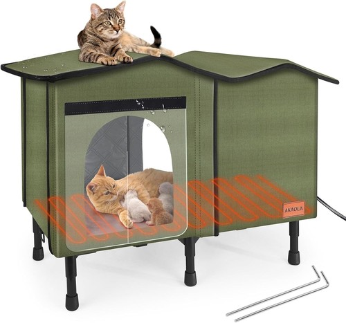 Heated outdoor cat house - cat, for